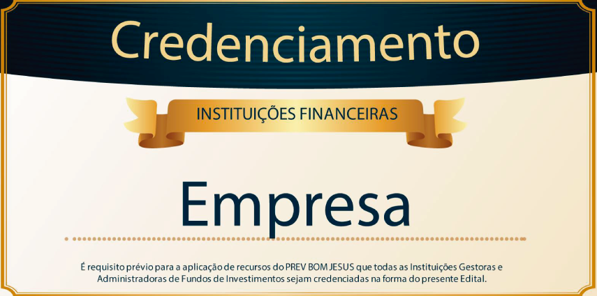 Credenciamento de Instituições Financeiras